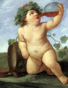 Drinking_Bacchus - Guido Reni
